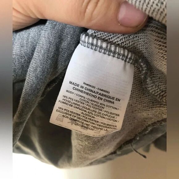 🟣 Nike |  Grey Cowl Hoodie - Picture 6 of 7